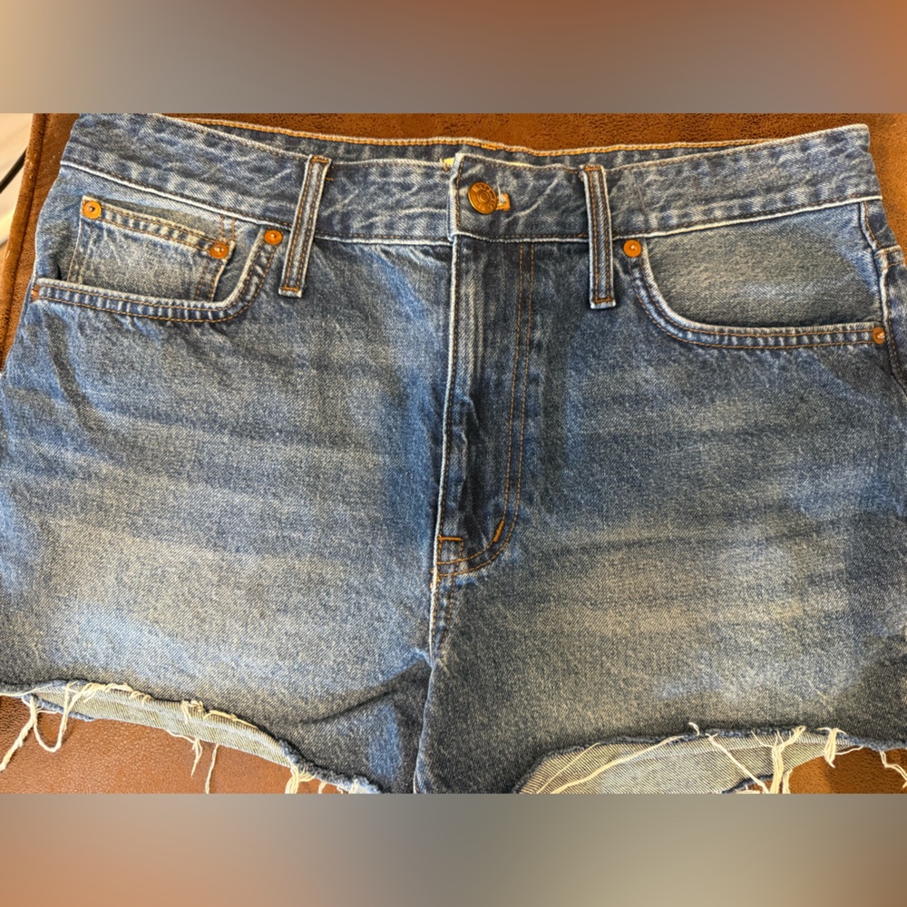 Madewell Blue Denim Jean Shorts - Picture 2 of 6